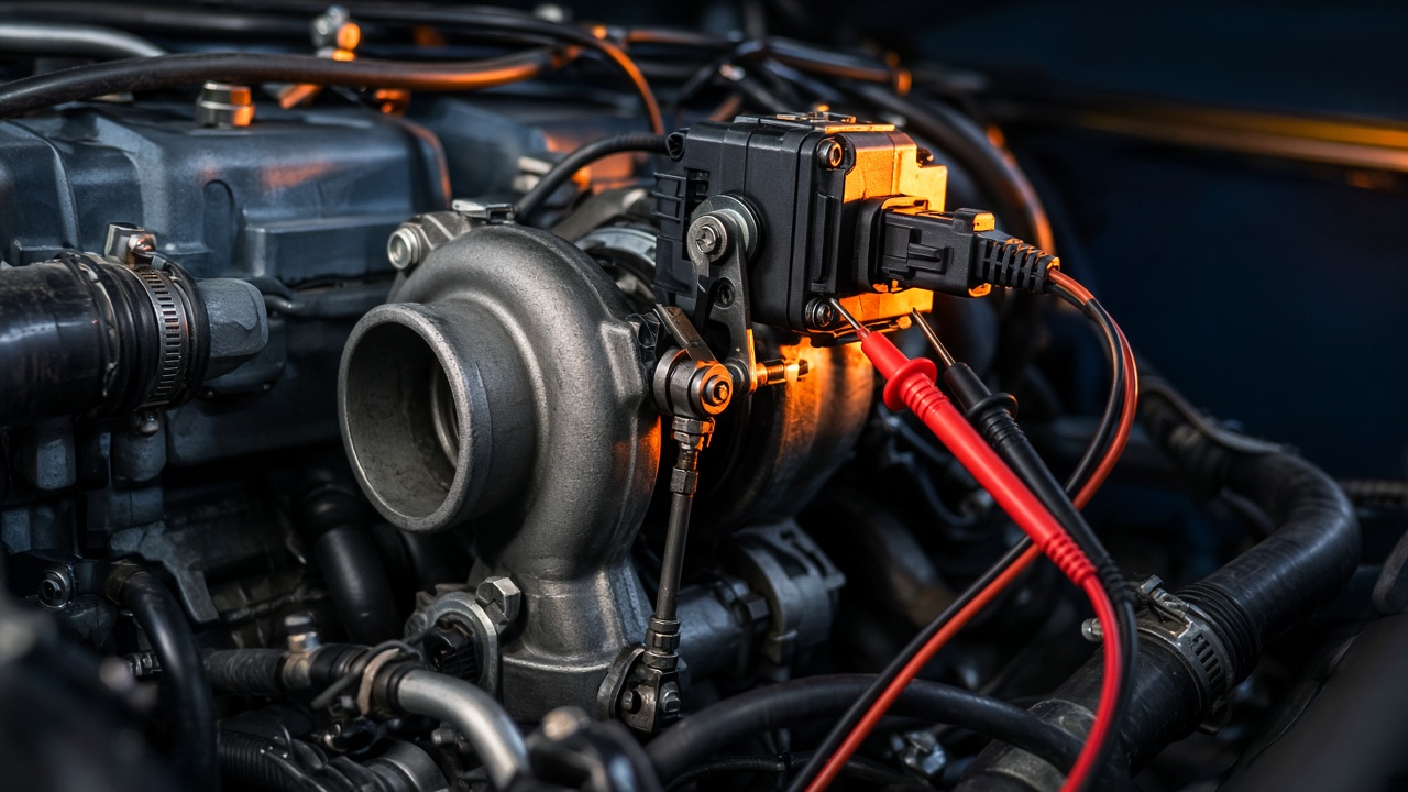 Variable geometry turbo actuator and linkage diagram